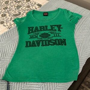 Harley-Davidson Women’s Logo Tee with Shimmering Detail